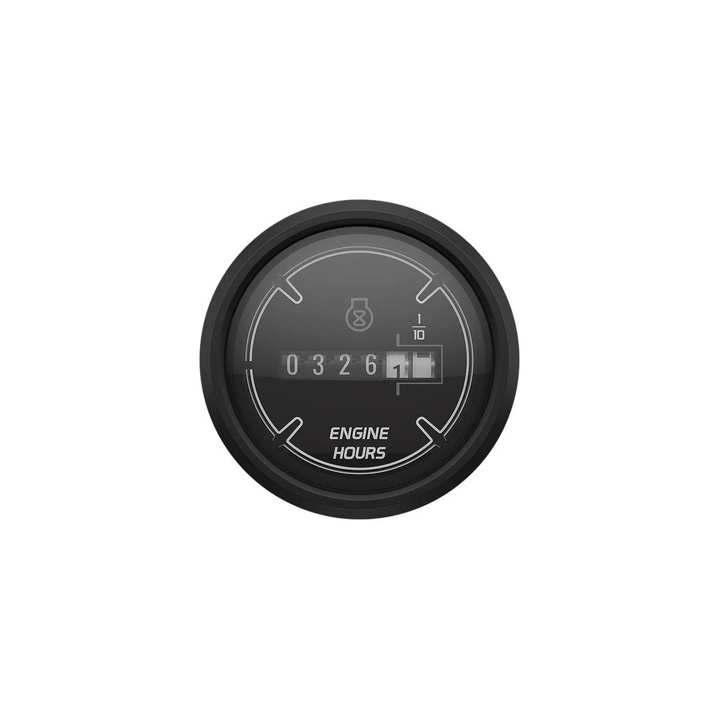 [79 8M6020032] CRUISELOG GAUGE MERCURY SPORT - BLACK FACE - BLACK BEZEL (8M6020032)