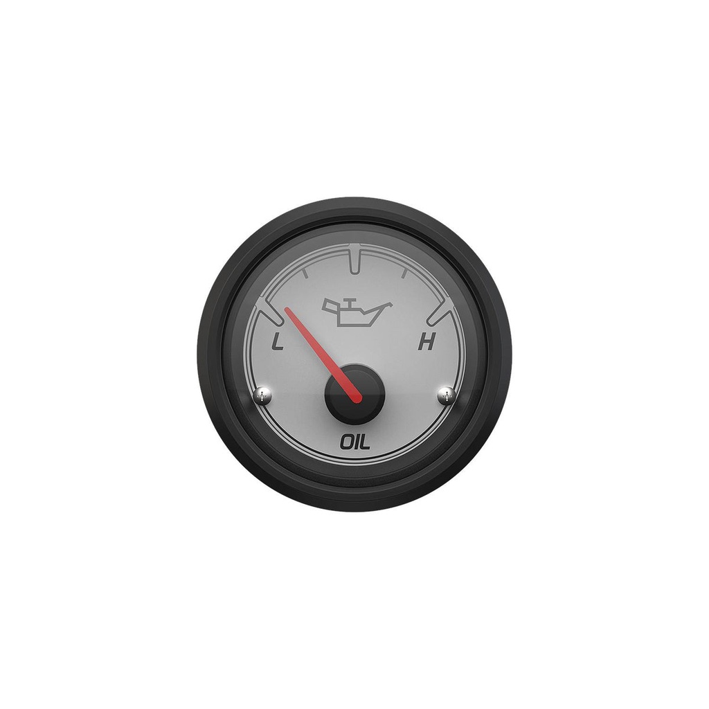 [79 8M6020060] OIL PRESSURE L-H MERCURY SPORT - WHITE FACE - BLACK BEZEL (8M6020060)