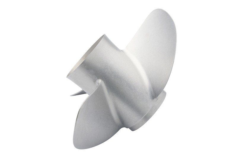 [48 8M8022470] Bravo Three Propeller 13.5 X 28 RH SS 3 BL - Rear (8M8022470)