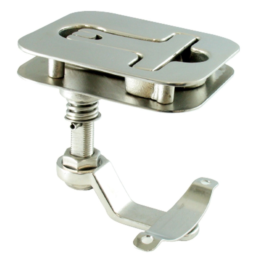 [193220-BLA] MARINE TOWN CONCEALED SCREW T FLOOR HATCH CATCH NO LOCK (193220)