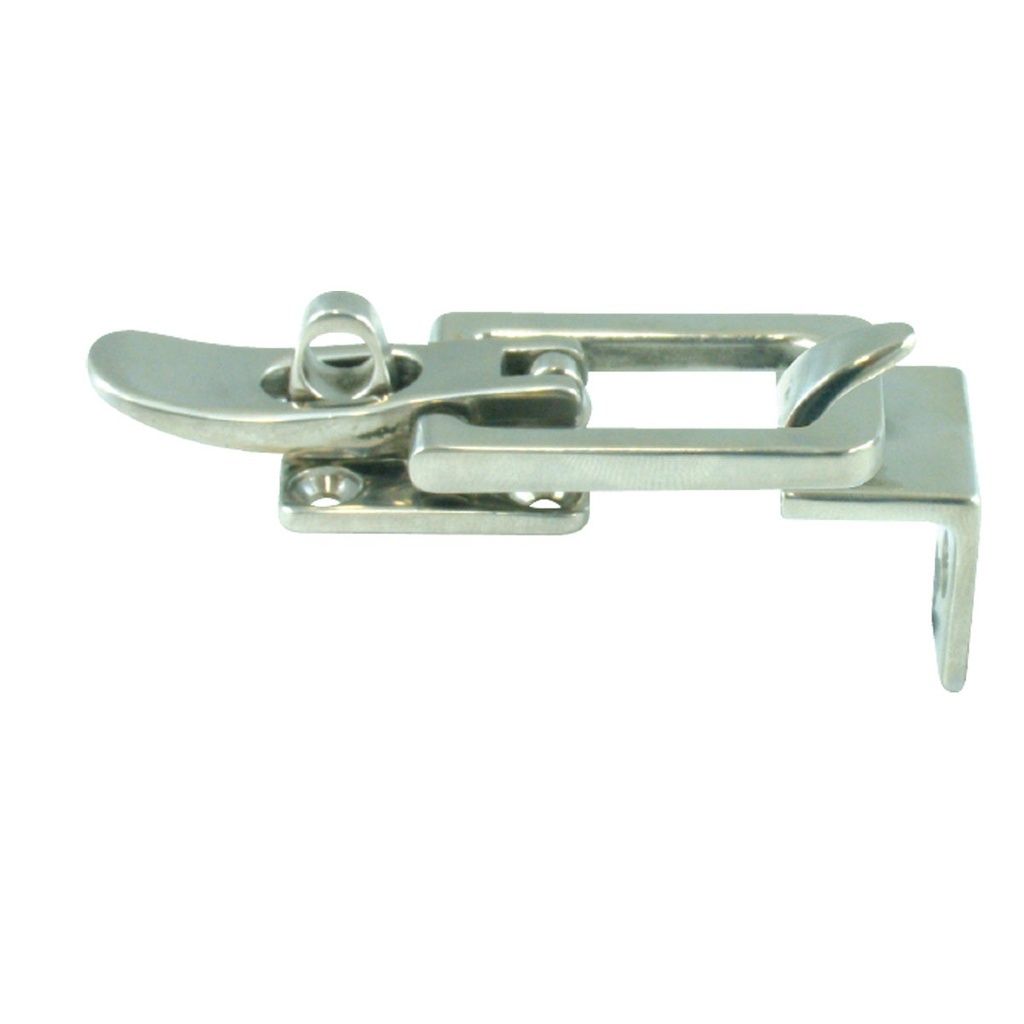 [193244-BLA] MARINE TOWN SLIMLINE HATCH FASTENERS CHROME BRASS ANGLED (193244)