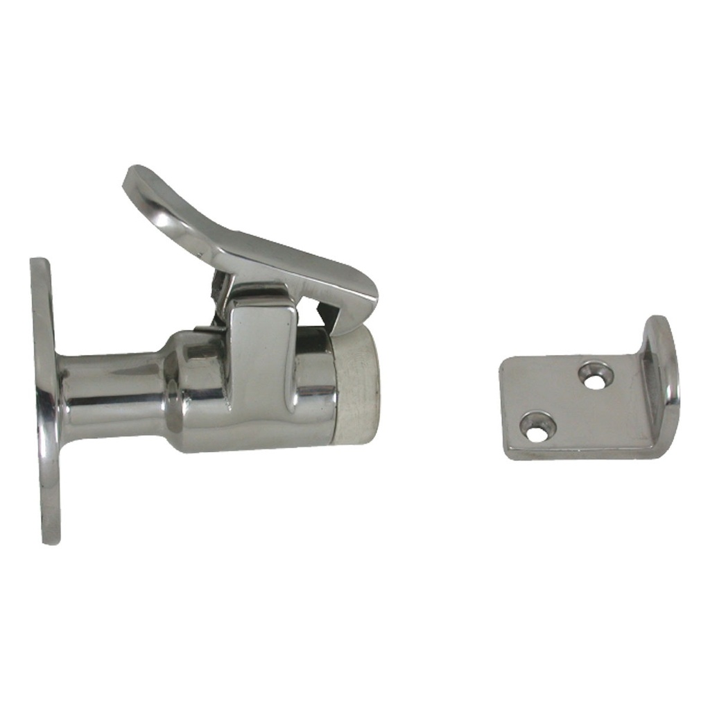 [193288-BLA] MARINE TOWN DOOR STOP CATCH CAST STAINLESS STEEL 62MM (193288)