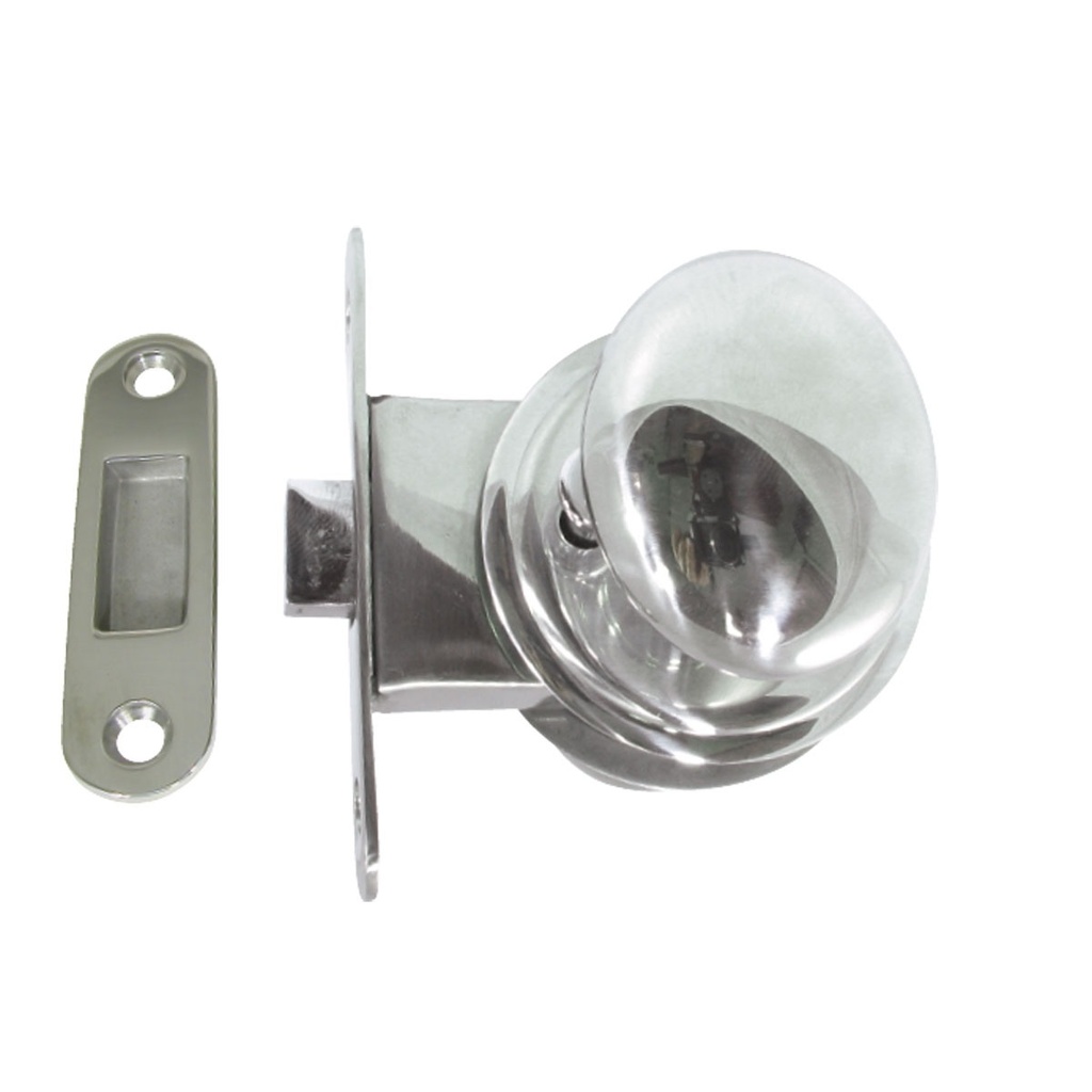 [193395-BLA] MARINE TOWN MAGNETIC PRIVACY DOOR LOCK OVAL BRUSH 19-25MM (193395)