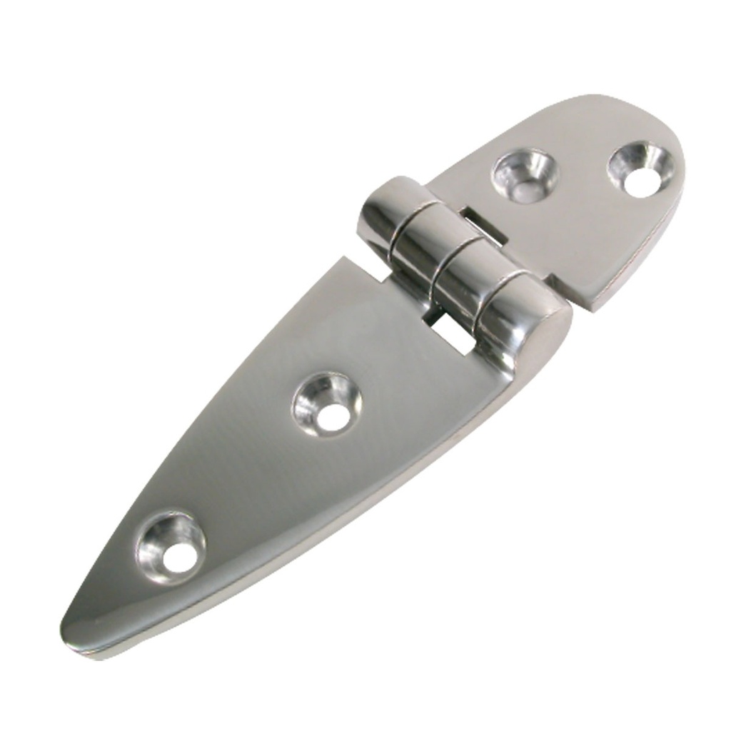 [193483-BLA] MARINE TOWN CAST S/STEEL HINGE S/STEEL T/DROP 120X35MM (193483)