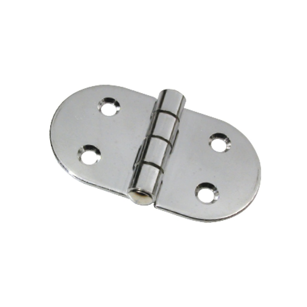 [193576-BLA] MARINE TOWN PRESSED HINGE STAINLESS STEEL ROUNDED 74MM X 41M (193576)