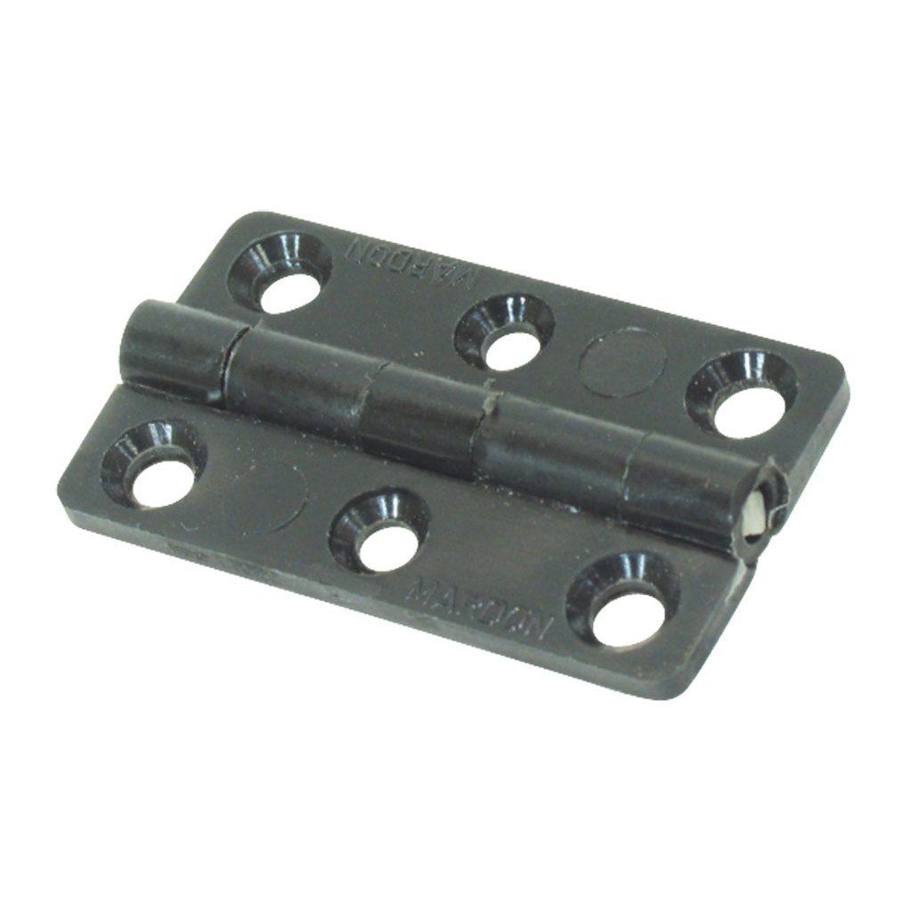 [193630-BLA] BLA BUTT HINGE BLACK NYLON 51MM X 28MM (193630)