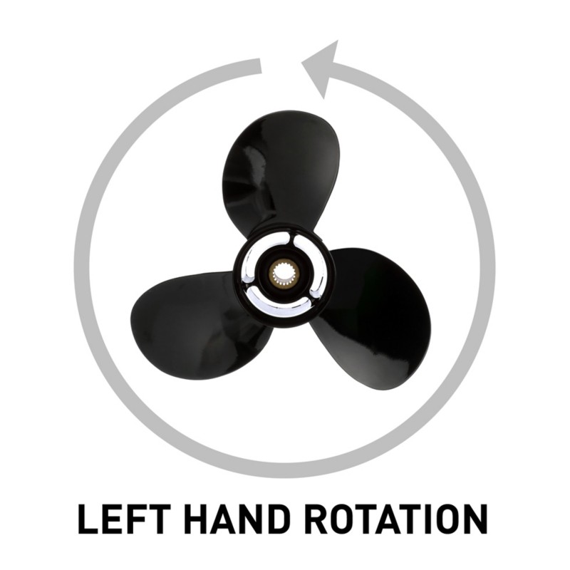 [QA1953R] Black Diamond Bravo Two Propeller 17.5 X 23 LH AL 3 BL (qa1953r)