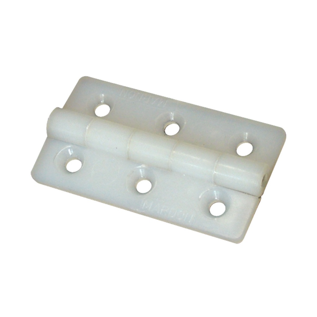 [193655-BLA] BLA BUTT HINGE WHITE NYLON 89MM X 50MM (193655)