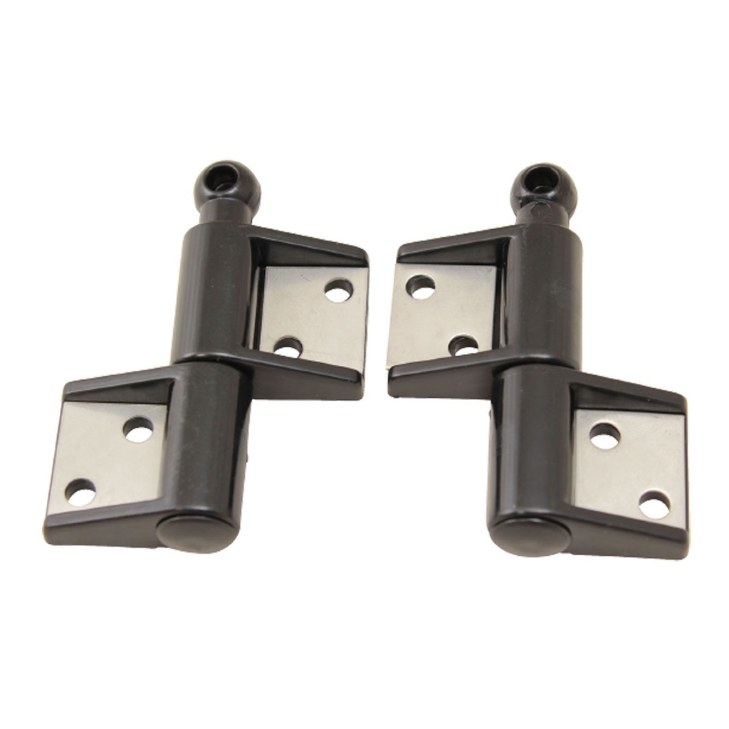 [193660-BLA] BLA SEPARATING HINGE BLACK PLASTIC 73MM X 50MM (193660)