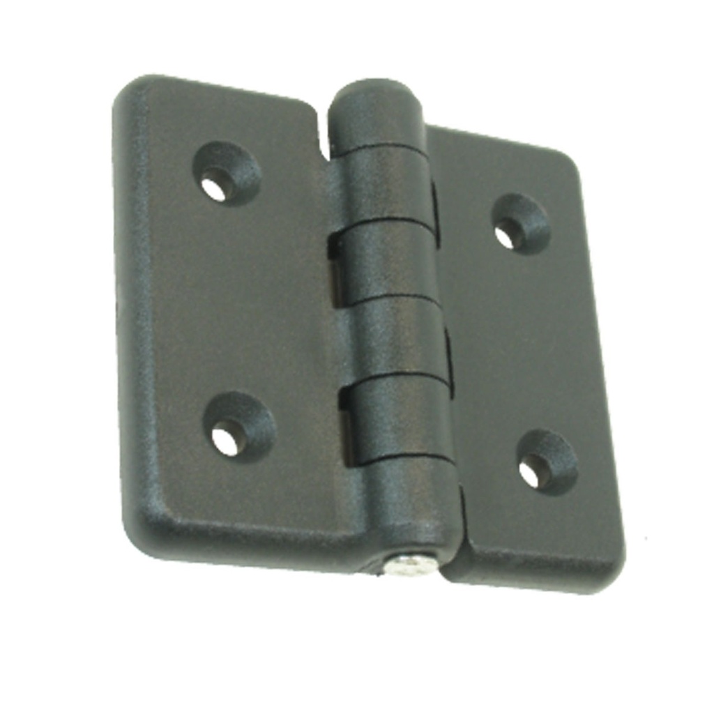 [193684-BLA] BLA HEAVY DUTY HINGE BLACK NYLON 80MM X 79MM (193684)