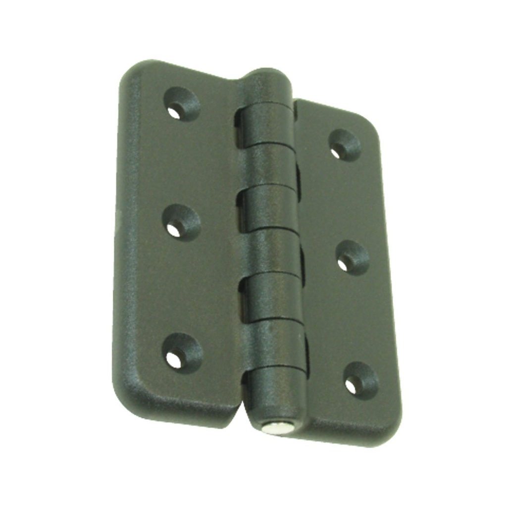 [193686-BLA] BLA HEAVY DUTY HINGE BLACK NYLON 80MM X 103MM (193686)