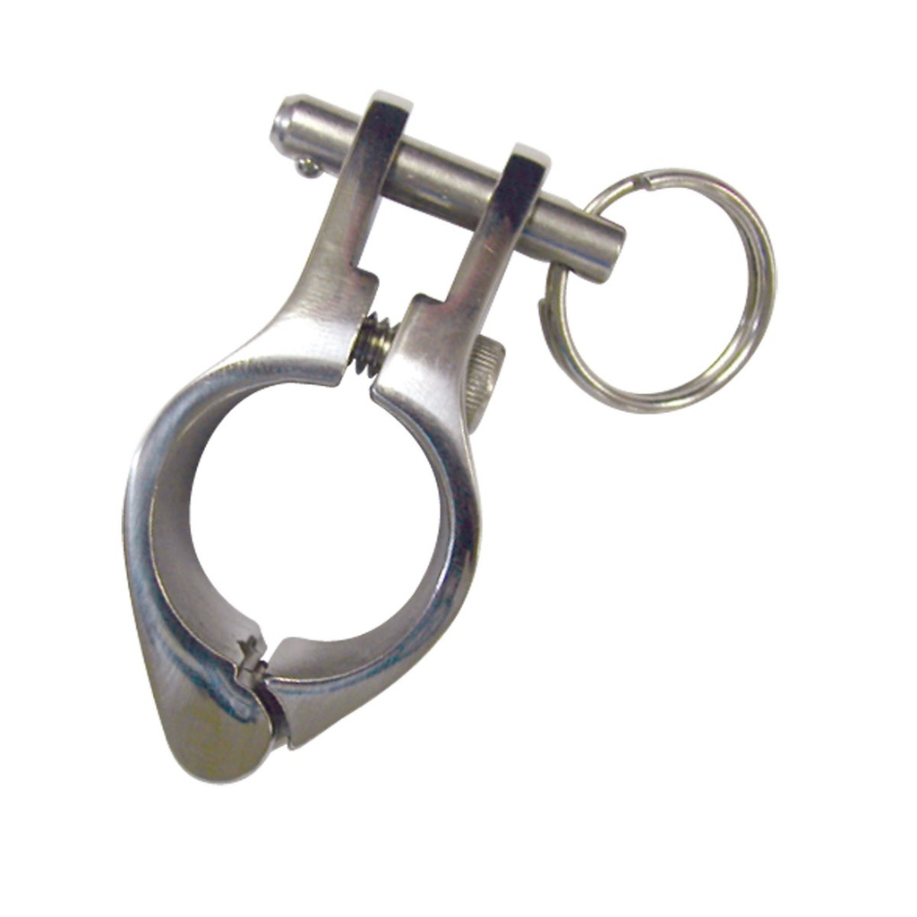 [195027-BLA] BLA HINGED CANOPY BOW KNUCKLE STAINLESS STEEL 22MM Q/RELEASE (195027)