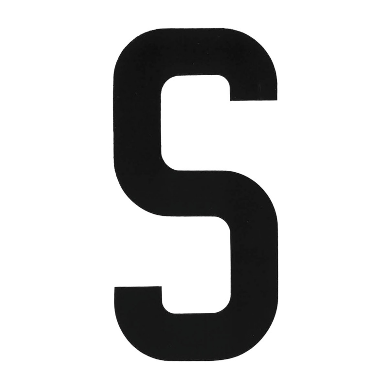 [196000SP-BLA] BLA 200MM REGISTRATION LETTERS BLACK S (196000SP)