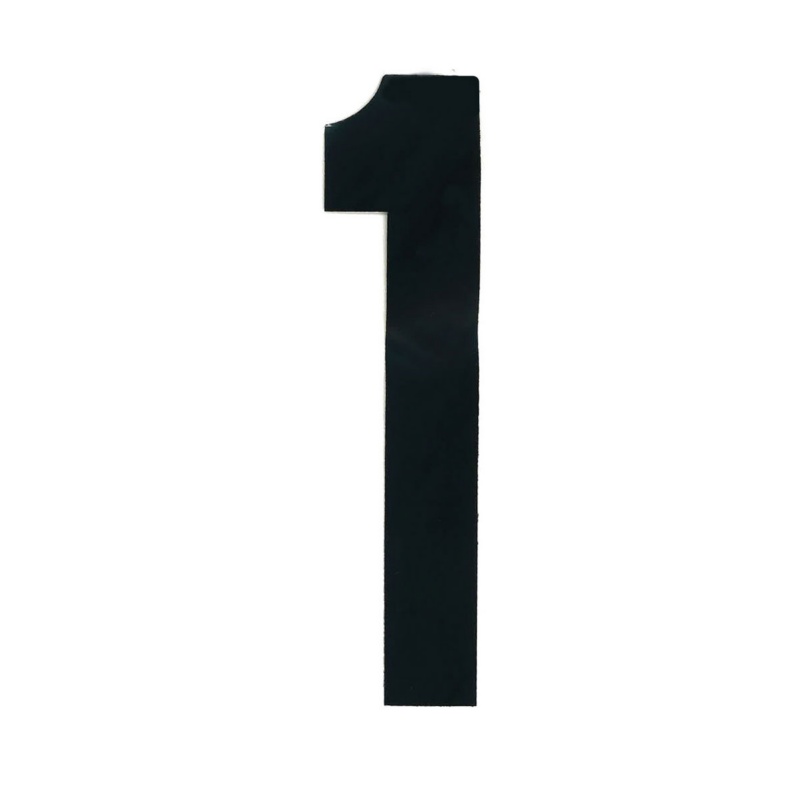 [1960201P-BLA] BLA 163MM REGISTRATION LETTERS BLACK 1 (1960201P)