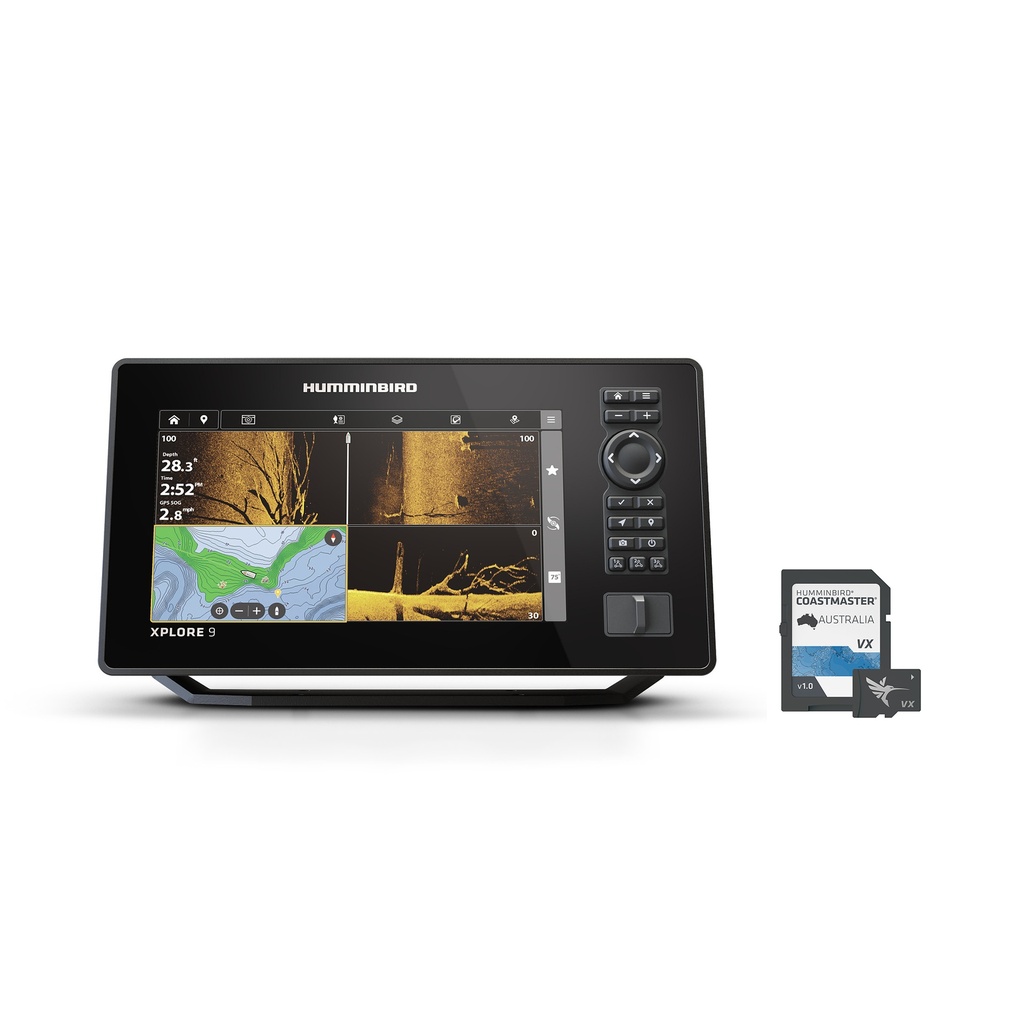 [104675AU-BLA] HUMMINBIRD XPLORE 9 CMSI INC NAV CARD (104675AU)