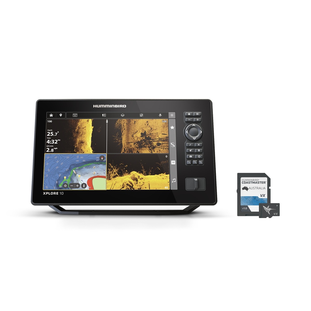 [104678AU-BLA] HUMMINBIRD XPLORE 10 CMSI INC NAV CARD (104678AU)