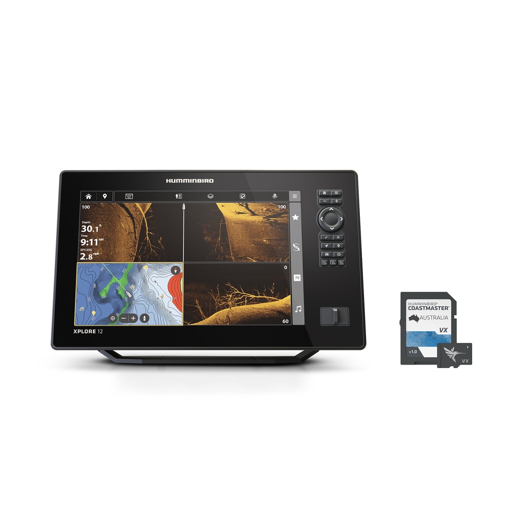 [104681AU-BLA] HUMMINBIRD XPLORE 12 CMSI INC NAV CARD (104681AU)