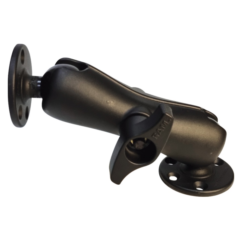 [109342-BLA] RAM MOUNT D BALL MED ARM 2X ROUND BASE (109342)