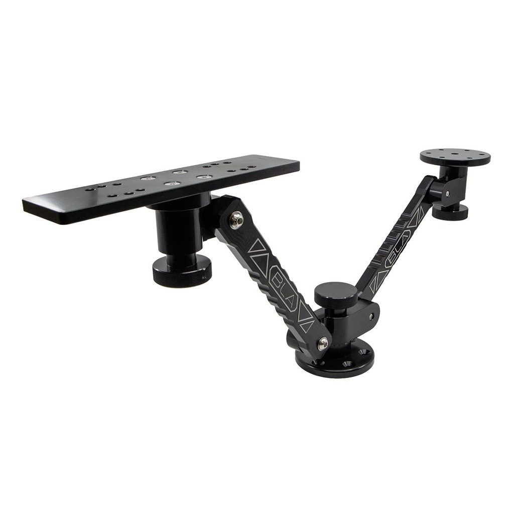 [109508-BLA] BLA EXTREME MOUNT SINGLE SCREEN & POLE BASE 2 X 6" ARMS (109508)