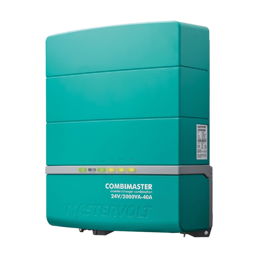 [110264-BLA] MASTERVOLT COMBIMASTER INVERTER/CHARGER 24V/2000VA-40A 230V (110264)