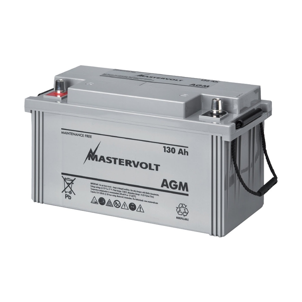 [111076-BLA] MASTERVOLT AGM SERIES BATTERY 12/130 (111076)