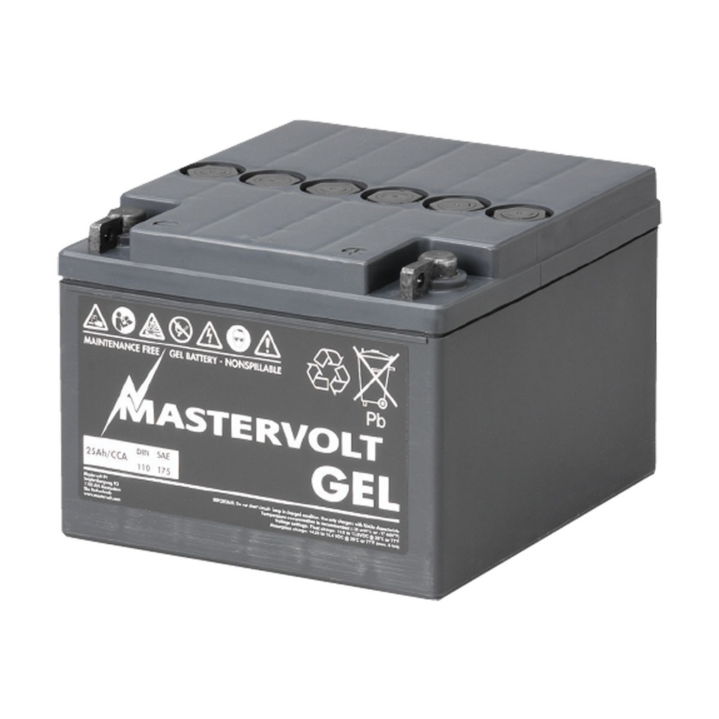 [111094-BLA] MASTERVOLT MVG GEL BATTERY 12/25 (111094)