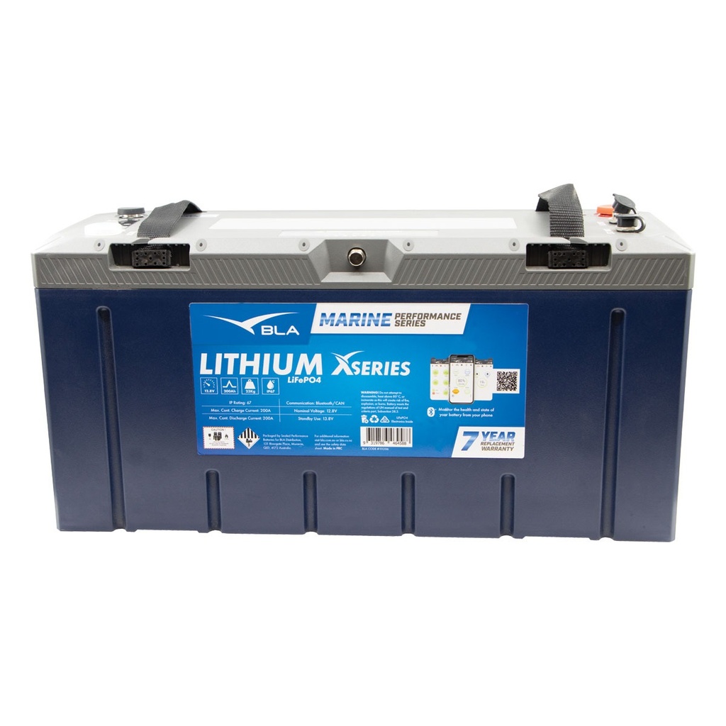 [111206-BLA] BLA PERFORMACE SERIES LITHIUM BATTERY 12V 200AMP BT XSERIES (111206)