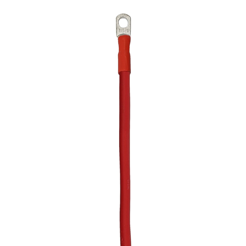 [116320-BLA] BLA TINNED BATTERY LEAD 2 B&S 46CM RED (116320)