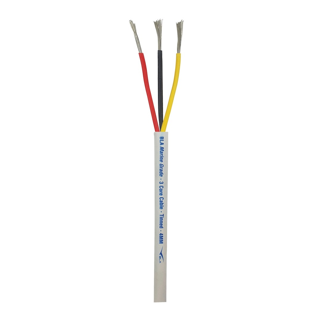 [116360-BLA] BLA TRIPLE CORE TWIN SHEATH TINNED CABLE 4MM X 50M (116360)