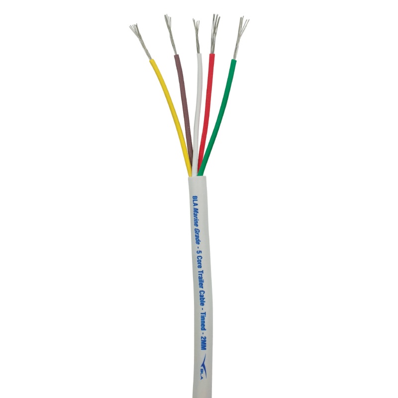 [116362-BLA] BLA 5 CORE TINNED TRAILER CABLE 2.0MM X 100M (116362)