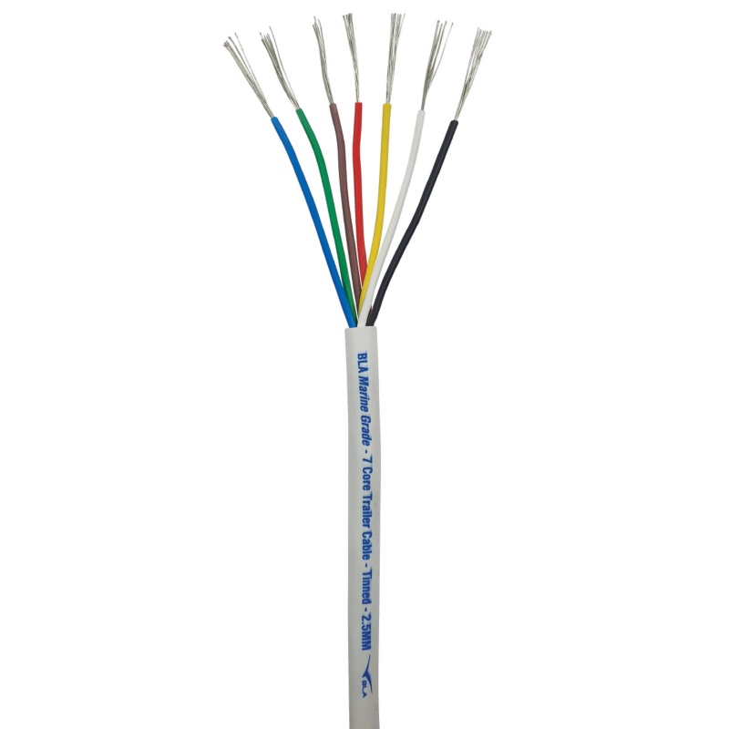 [116363-BLA] BLA 7 CORE TINNED TRAILER CABLE 2.5MM X 30M (116363)