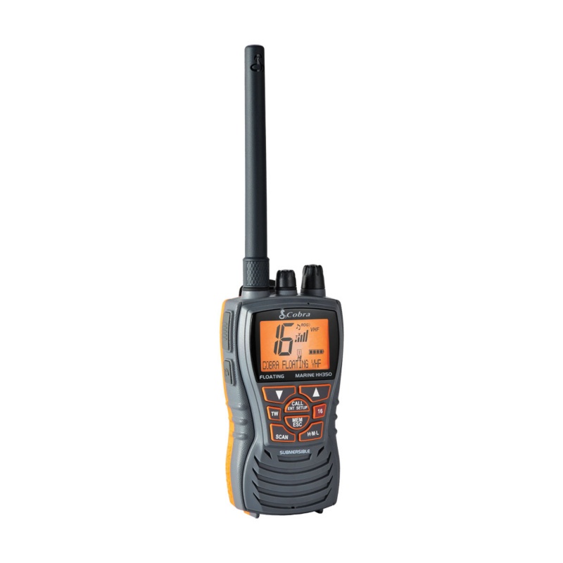 [118102-BLA] COBRA HH350 HANDHELD VHF RADIO 5W (118102)