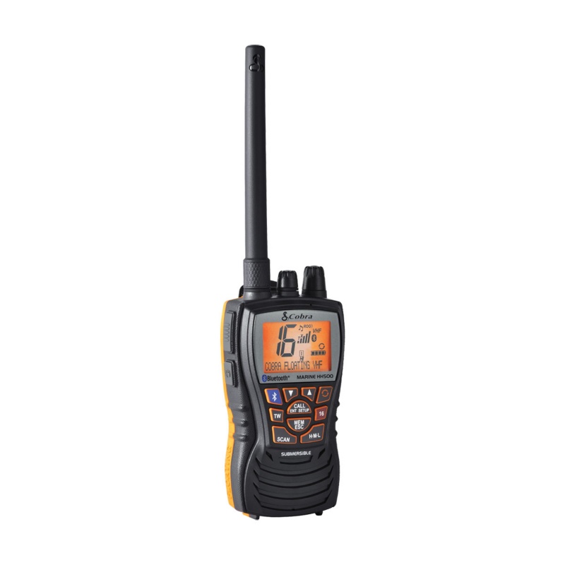 [118104-BLA] COBRA HH500 HANDHELD VHF RADIO 5W (118104)