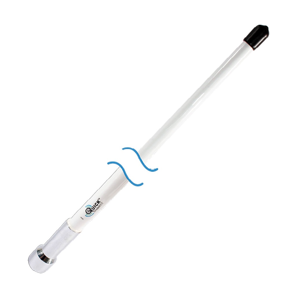 [119324-BLA] SHAKESPEARE QUICK CONNECT VHF ANTENNA 1.2M (119324)