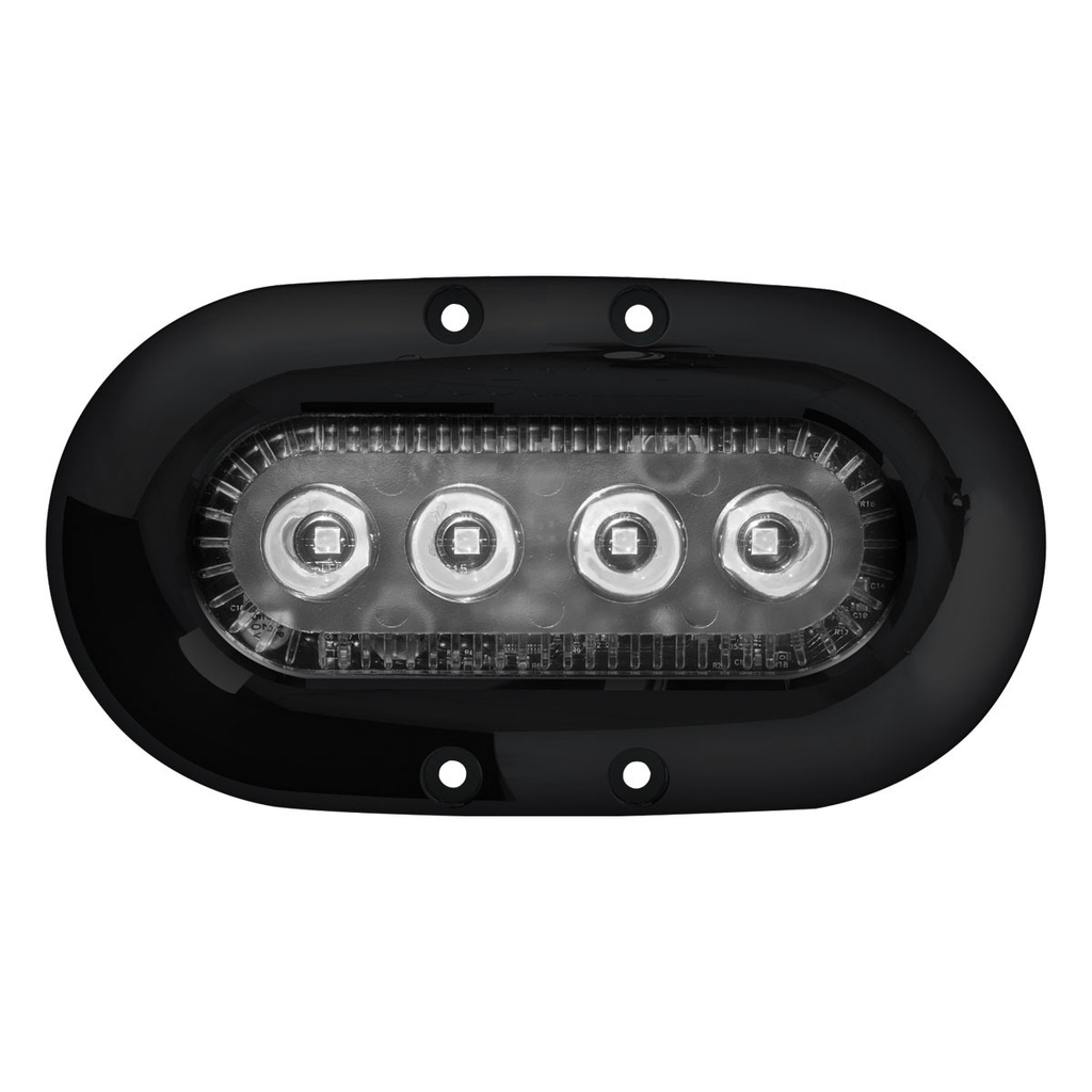 [125392-BLA] OCEAN LED X4 UNDERWATER LIGHT MIDNIGHT BLUE BLACK BEZEL (125392)
