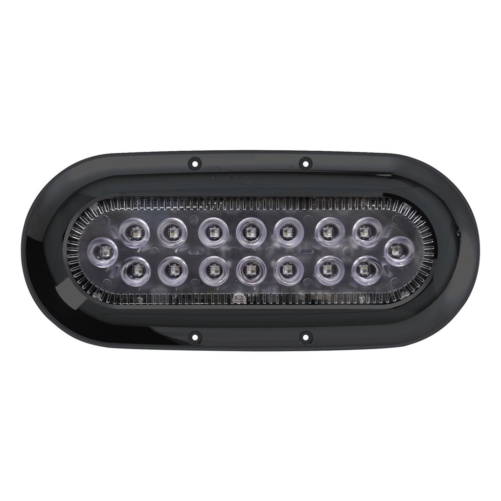 [125396-BLA] OCEAN LED X16 UNDERWATER LIGHT ULTRA WHITE BLACK BEZEL (125396)