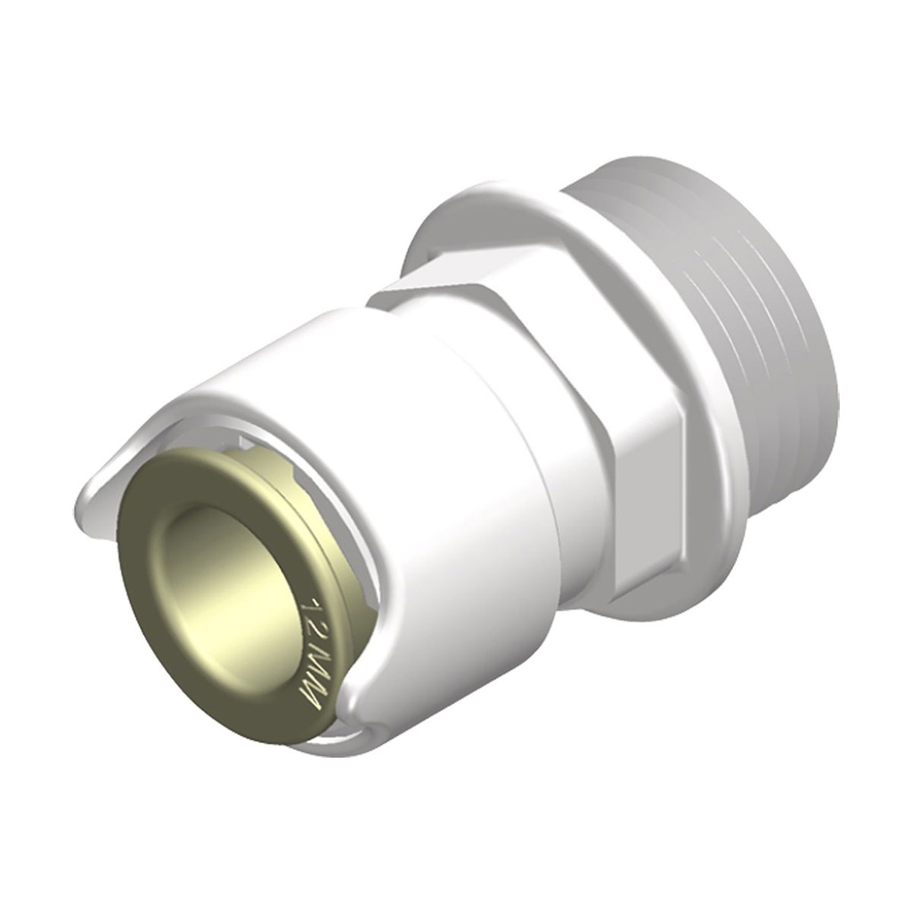 [130118-BLA] WHALE SYSTEM 12 THREAD ADAPTER 3/8" BSP MALE (130118)