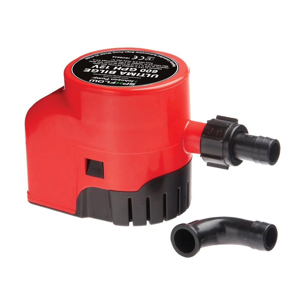 [131830-BLA] JOHNSON PUMP ULTIMA BILGE PUMP 600GPH 12V (131830)