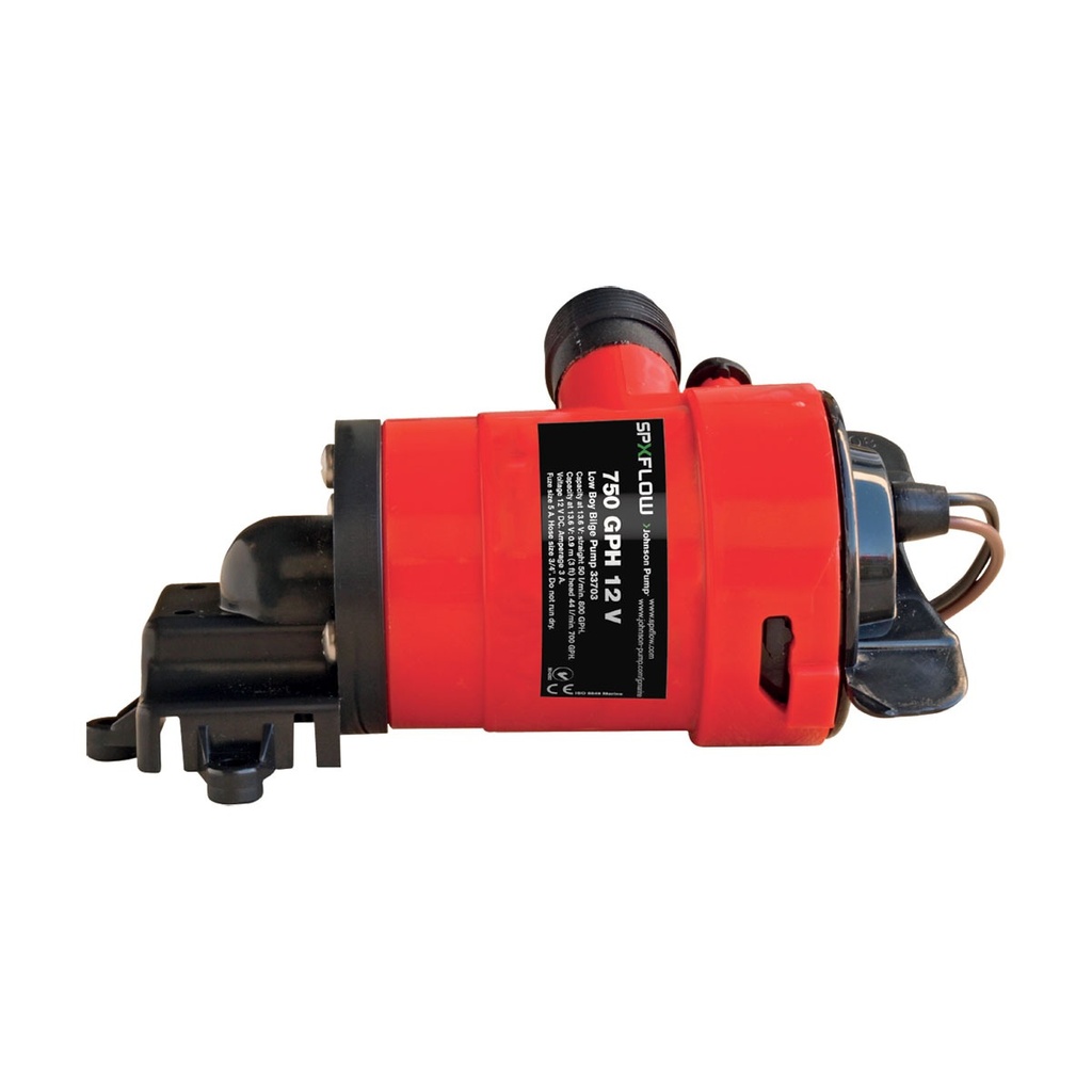 [131840-BLA] JOHNSON PUMP LOW BOY BILGE PUMP 750GPH 12V (131840)