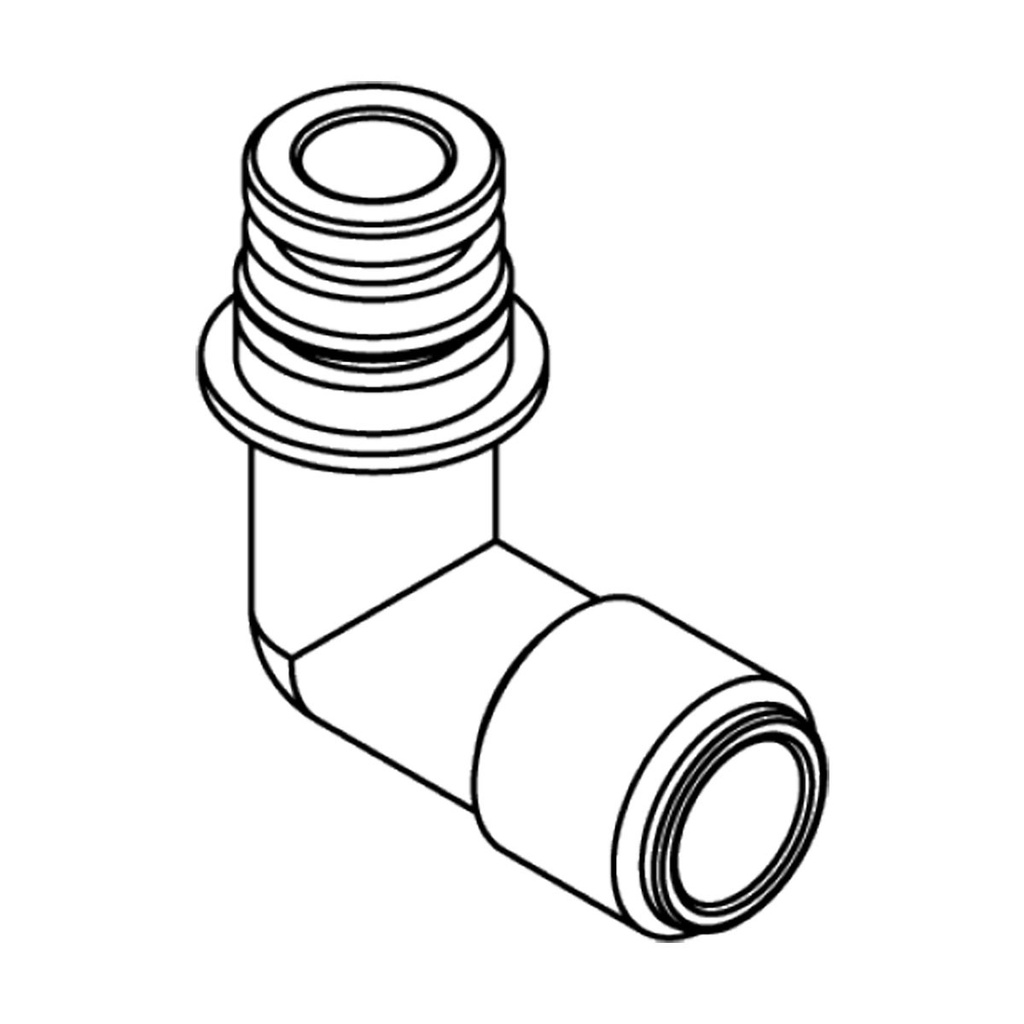 [131854-BLA] JOHNSON PUMP KLICKTITE PORT CONNECTOR 90° 3/4" (131854)