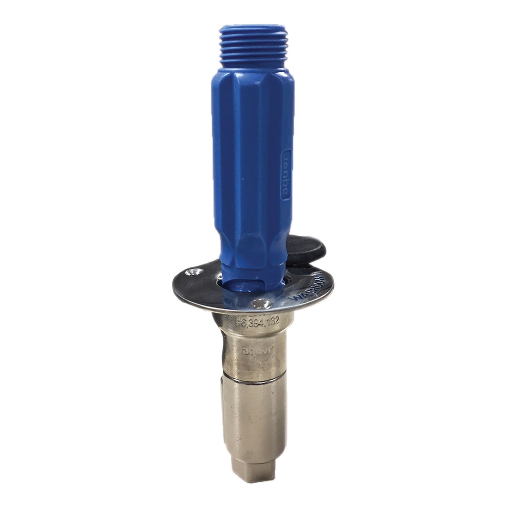 [131857-BLA] JOHNSON DECKWASH STAINLESS DECK FITTING STRAIGHT (131857)