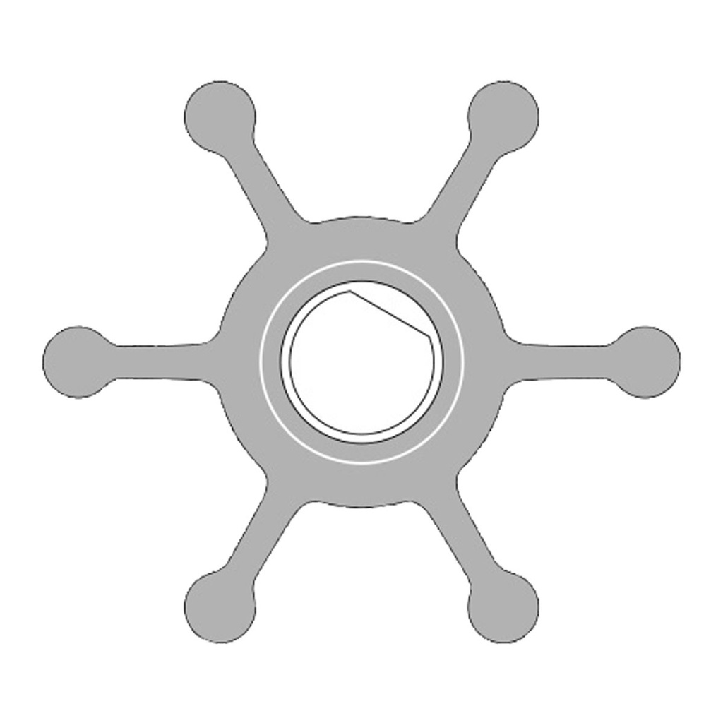 [132922-BLA] JOHNSON PUMP IMPELLER F2P10 NITRILE (132922)