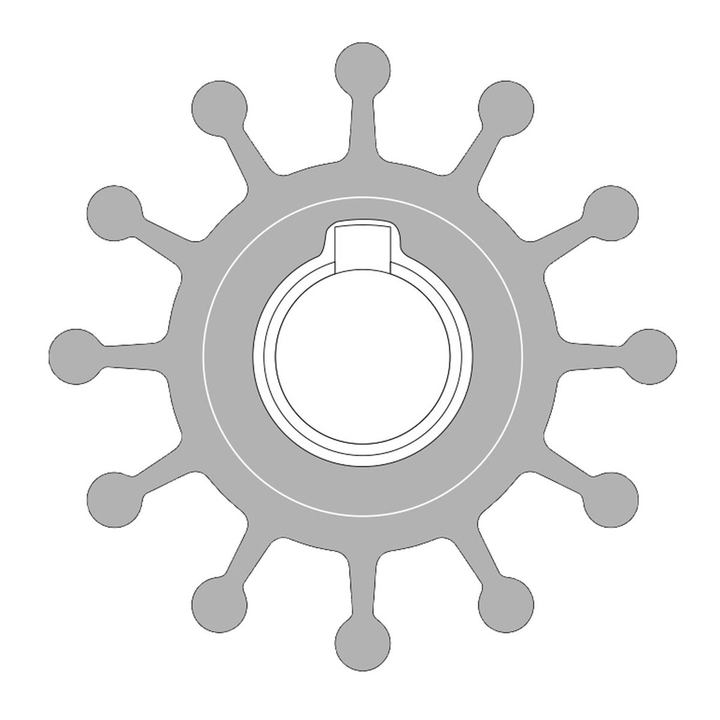 [132956-BLA] JOHNSON PUMP IMPELLER F5B (132956)