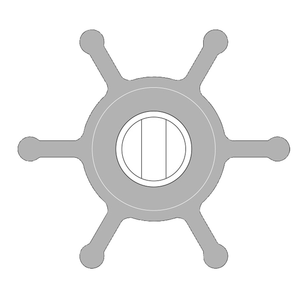 [132964-BLA] JOHNSON PUMP IMPELLER F4B MC97 WITH 12MM ID BUSH (132964)