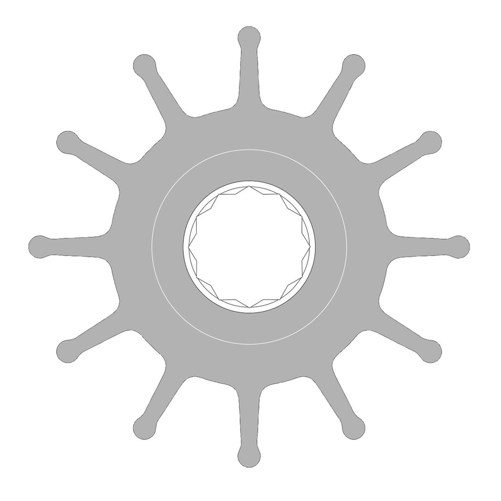 [132970-BLA] JOHNSON PUMP IMPELLER F9B (132970)