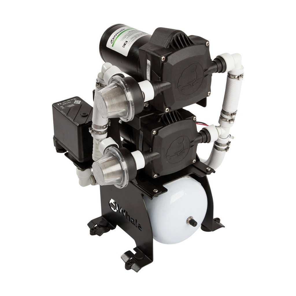 [133216-BLA] WHALE HIGH CAPACITY DUAL PRESSURE PUMP SYSTEM 32LPM 12V (133216)