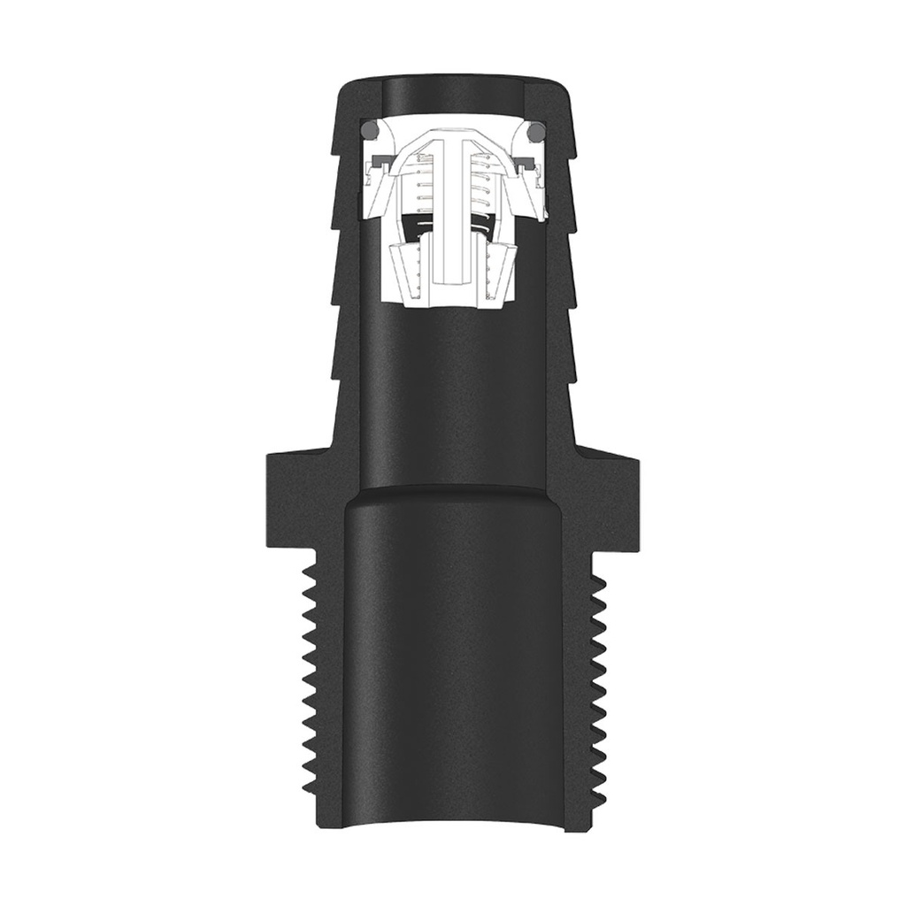 [138316-BLA] TRU DESIGN NON RETURN HOSE TAIL 25MM X 1" BSP (138316)