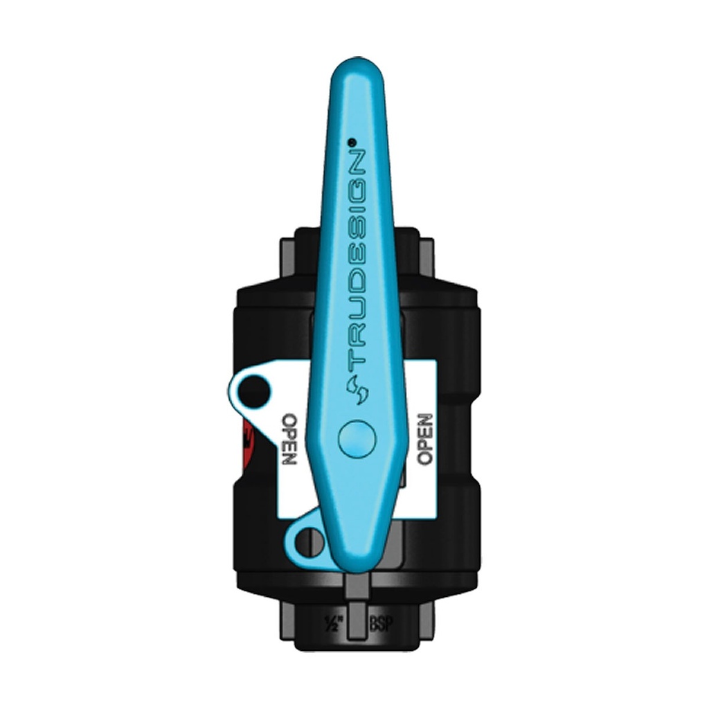[138600-BLA] TRU DESIGN BALL VALVE 1/2" BSP (138600)