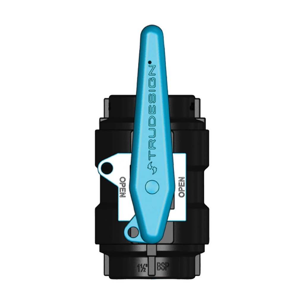 [138606-BLA] TRU DESIGN BALL VALVE 1 1/2" BSP (138606)