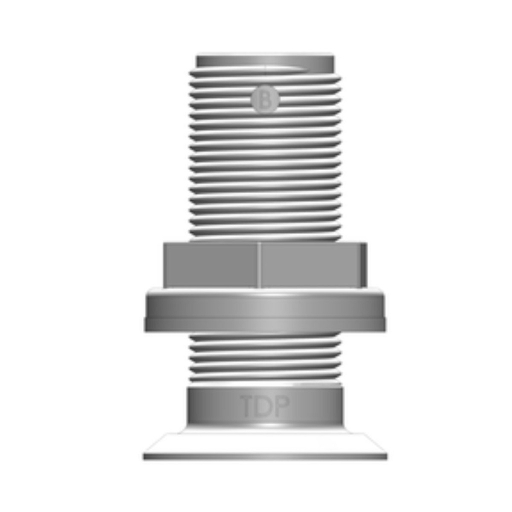 [138631-BLA] TRU DESIGN RECESSED SKIN FITTING 3/4" BSP WHITE (138631)